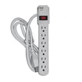 thumbnail image 2 of Barra Multicontacto Sanelec 6 Entradas con 2 Puertos USB 1354, 2 of 4