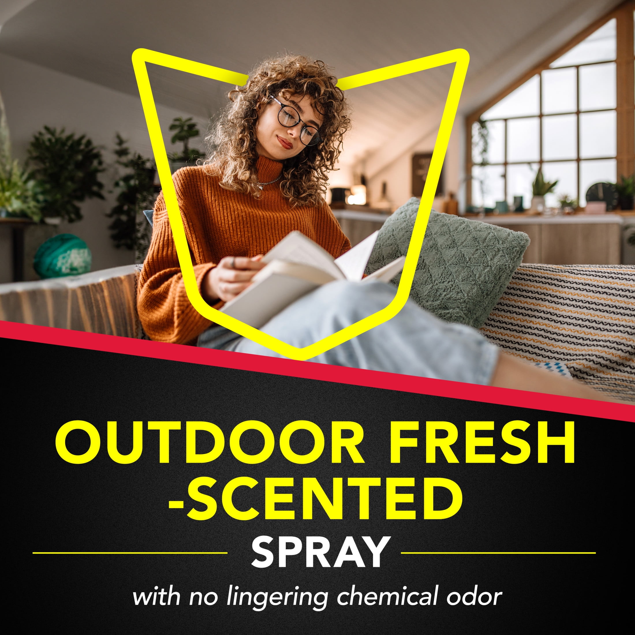 Raid Defend Ant & Roach Insect Killer Spray, Outdoor Fresh Scent, for Indoor Use, 20 oz, 2 count