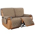 thumbnail image 4 of TOPCHANCES Recliner Sofa Cover, One-piece Reclining Couch Slipcover for Regular Armchair, Waterproof Furniture Protector for Pets Kids, Tan, 4 of 9