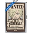 thumbnail image 3 of One Piece - Vinsmoke Sanji Wanted Poster Wall Poster, 22.375" x 34" Framed, 3 of 5
