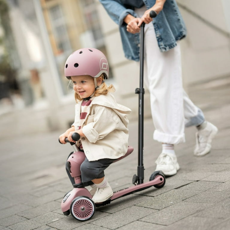 Scoot & Ride 2-in-1 Kid Scooter Push Bar Highwaykick 1 Push & Go