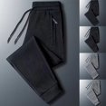 thumbnail image 4 of Mens Ice Silk Joggers Workout Pants Sweatpants Active Sports Running Trousers, 4 of 11