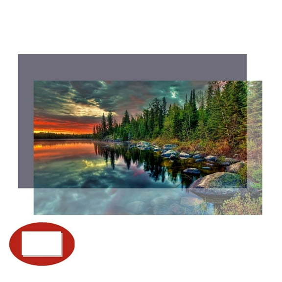 High Brightness Reflective Projector Screen 60 100 130 inch 16:9 Fabric Cloth Projection Screen ,Better Contrast and Color