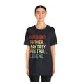 thumbnail image 3 of Husband Father Fantasy Football Legend Funny Husband Dad, Funny Draft Shirt, 3 of 12