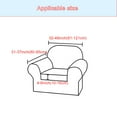 thumbnail image 5 of Multi-part Stretch Sofa Slipcover Plaid Dust-Proof Furniture Protector -D-1 Cushion, 5 of 7