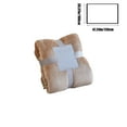 thumbnail image 4 of AZXY 40X50 Throw Blankets On Sale,Bed Blankets Clearance Under $25,Soft Throw Blanket,Fleece Fuzzy Small Blanket Brown, 4 of 6
