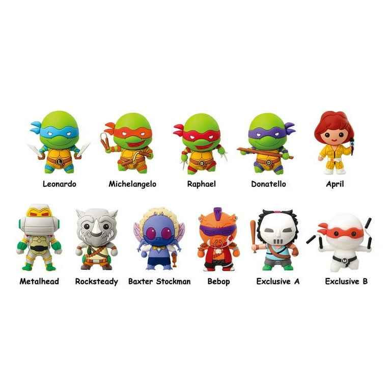 Paramount TMNT Series 2 3D Bag Clip, Multi-Color - Walmart.com
