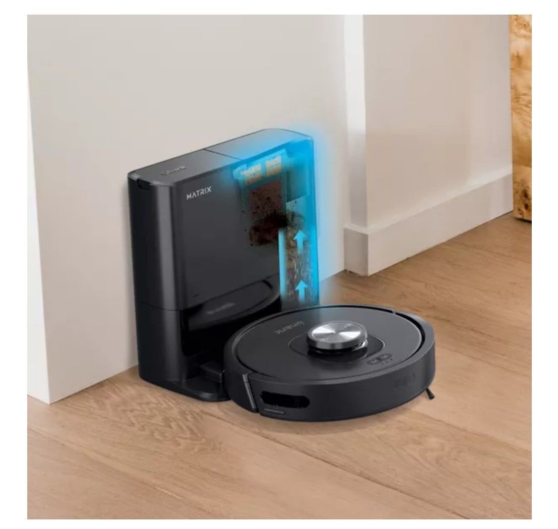 MSI Shark Matrix Cordless Self Emptying Robot Vacuum Bagless Black (RV2310AE)
