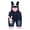 Blue-5093, variant on KIDSCOOL SPACE Baby 3D Bunny Cartoon Soft Cotton Knitted Jeans Overalls,3-6 Months