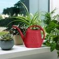 thumbnail image 5 of HomelyJoy 1 Gallon Red Watering Can, Heavy Duty Plastic Plant Watering Pot with Extended Spout and Ribbed Non Slip Grip for Houseplants and Garden, 5 of 8