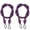 Purple, variant on Vikakiooze 2PCS Ropes Tie Backs For Window Curtain Cord Buckle Tiebacks Tie Backs