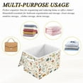 thumbnail image 7 of 16.5x12.6x11.8in Foldable Flip-Top Storage Bin, Dustproof Magic Tape Closure, Ideal for Home & Toy Organization，Elegant Terrazzo Pattern, 7 of 7