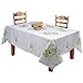 thumbnail image 3 of creative Linens Easter Bunny Egg White 68x104 Rectangular Spring Fabric Tablecloth, 3 of 3