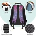 thumbnail image 5 of Garronmavis Glitter Galaxy Axolotl 17-inch Kids Backpack, Large Capacity Multi-Pocket School Bag with Adjustable Padded Straps, for Elementary Boys Girls Daily School Travel Outdoor Use, 5 of 8