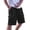 Black, variant on lcziwo Mens Shorts Holiday Casual Drawstring Trunks Hiking Fishing Wide Leg Elastic Waist Dress Shorts with Pockets Navy M