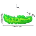 thumbnail image 3 of Dog Alligator Shape Toy for Small Medium Dogs, Pet Toy for Hiding Treats Inside, Soft Dog Toy for Daily Home Play for Small Medium Pets Green, 3 of 3