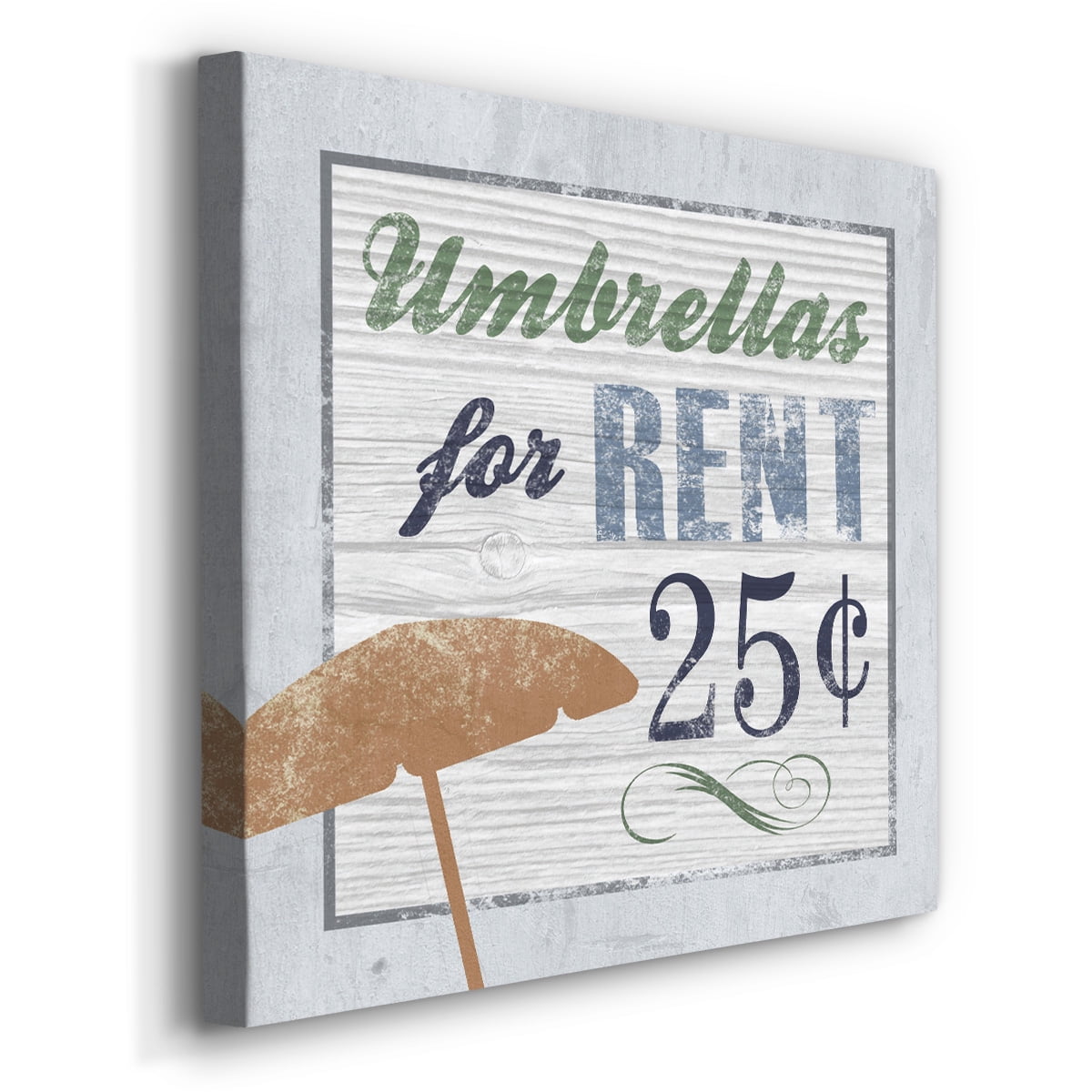 Wexford Home Beach Sign III-Premium Gallery Wrapped Canvas, 24" x 24" - Ready to Hang