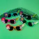 thumbnail image 4 of Gafas de fiesta hawaianas, gafas de sol divertidas con flamencos, accesorios para fotos de fiesta hawaiana Luau, decoraciones para fiesta de cumpleaños, piscina y playa de verano, 4 of 5
