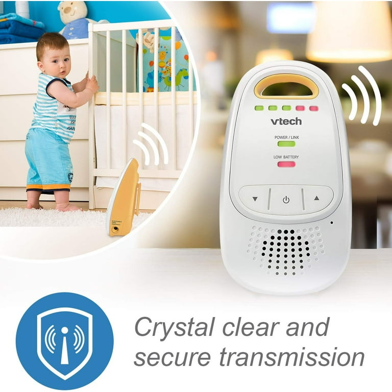  VTech Upgraded Audio Baby Monitor with Rechargeable