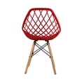 thumbnail image 3 of Set de 4 Sillas Eames Mundo In comedor Vento Plástico Rojo, 3 of 10