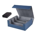 thumbnail image 1 of Esquirla Card Deck Box Holds 1800 Cards Game Card Storage Organizer Sports Cards Case Blue Gray, 1 of 8