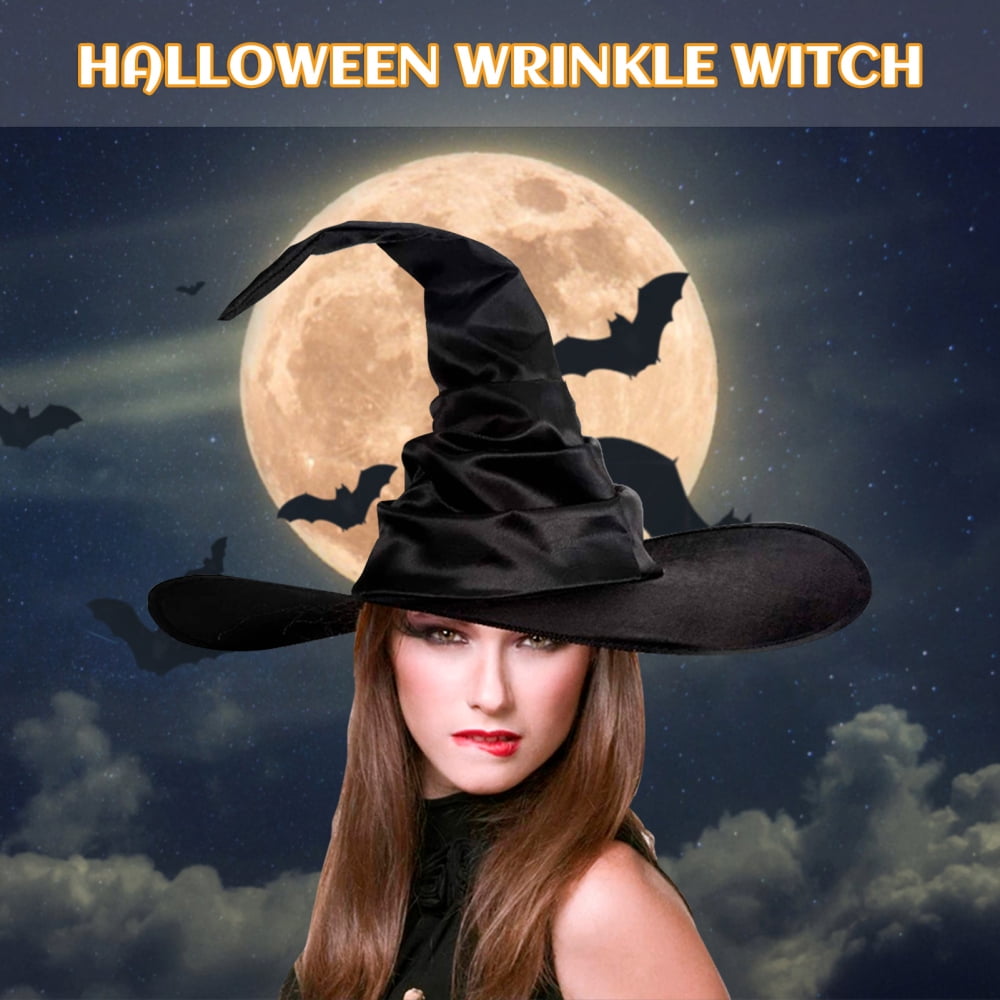 Halloween Angled Witch Hats Fashionable Witch Hat Women Headwear for