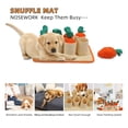 thumbnail image 7 of Pet Snuffle Mat for Dogs,Interactive Dog Feeding Mat with 8 Carrots,Sniff Mat for Slow Eating & Smell Training,Durable Dog Puzzle Toys Encourages Natural Foraging Skills and Stress Relief, 7 of 7