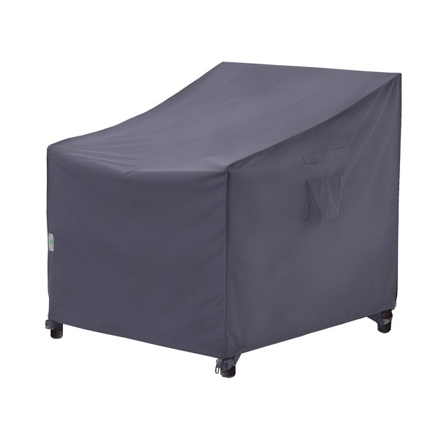 Funda para Silla de Patio F&J Outdoors Impermeable y Resistente a Rayos UV Gris