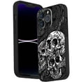 thumbnail image 1 of Compatible with iPhone 14 Pro Phone Case, Skull-329 Case Silicone Protective for Teen Girl Boy Case for iPhone 14 Pro, 1 of 1