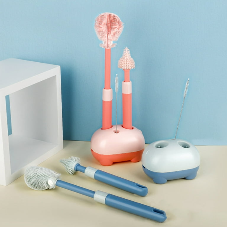 Bottle Brush set | 4 Cleaning Brushes | Bottle Cleaner Set | Water Bottle  Brush |Tube Brush | Wire Bottle Brush |Straw Brush | Glass Brush - Soft