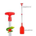 thumbnail image 3 of TELESCOPIC KAYAK PADDLE WITH  PLASTIC BLADE AND STRONG ALUMINUM ROD RED SUITABLE FOR BOAT KAYAK CANOE, 3 of 7