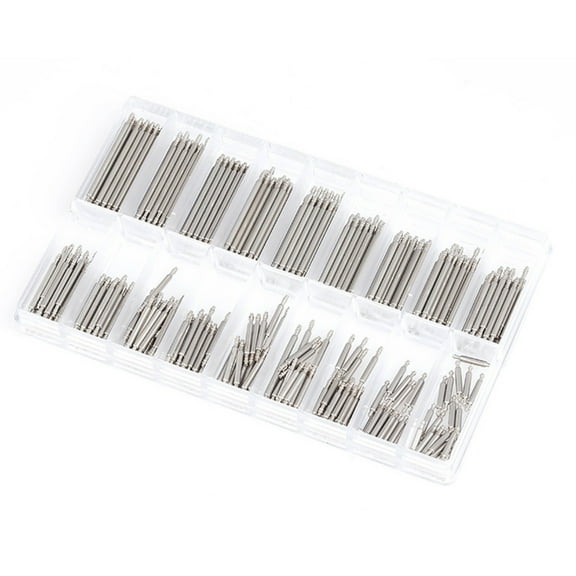360* 8mm-25mm Watchmakers Watch Spring Bars Strap Link Pins Stainless Steel Repair Kit Tool