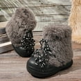 thumbnail image 5 of Npasoilc Snow Boots for Women,Winter Boots Mid-Calf,Fluff Boots with Fleece,and Fur-Lined Casual Boots, 5 of 9