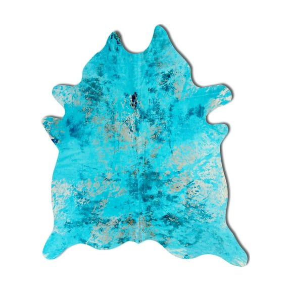 Natural 100% Genuine Handmade Scotland Shed-Free Fade Resistant Cowhide Rug