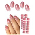 thumbnail image 1 of Tiras de gel para uñas AutyAmee, semicuradas, cromado y rojo carmín, 30 unidades, 1 of 6