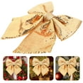 thumbnail image 4 of Sparkling Bowknot for Cheerleading 1 Set Christmas Party Glitter Holiday Decorations DIY Craft Xmas Bowknot Decor Layout Supplies, 4 of 10