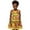 Yellow, variant on Girls African Style Digital Print Dress Kids Sleeveless Tribal Patterned Princess Gown Toddler Exotic Fashionable Summer Sundress Casual Party Wear for Little Girls and Children