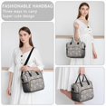 thumbnail image 6 of Pioneer Flower Floral Print Pattern Womens Lunch Box for Work,Insulated Large Lunch Bag,Leakproof Adult Lunch Bag for Work,Beach,Travel,Picnic,Camping, 6 of 6