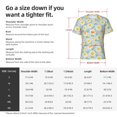thumbnail image 4 of Naloa Daisies Flowers Men's T-Shirt Sport T-shirt Men's Basic Tee Casual Men's Shirt, Round Neck, Short Sleeves - Medium, 4 of 5
