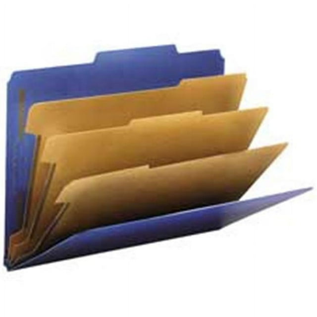 Dossiers de Classification - 3 Diviseurs - Lettre - Bleu
