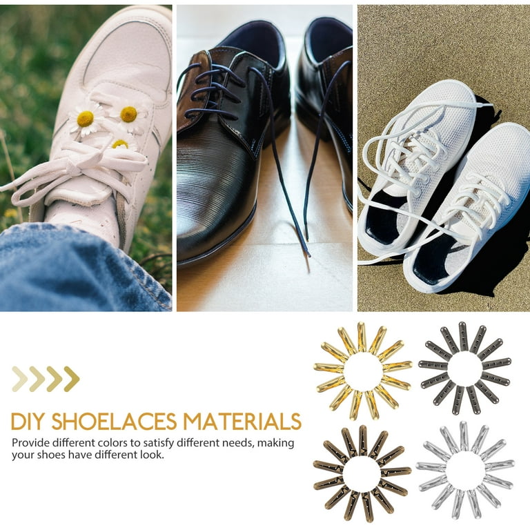 Tinksky 100Pcs Metal Shoelace Tips DIY Shoelaces Heads Smooth Shoelace  Copper Ends - Walmart.com