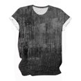 thumbnail image 4 of SDNall T Shirts for Women Fashion Summer Sexy Printed Regular Short Sleeves Round Neck Womens Tops, 4 of 9