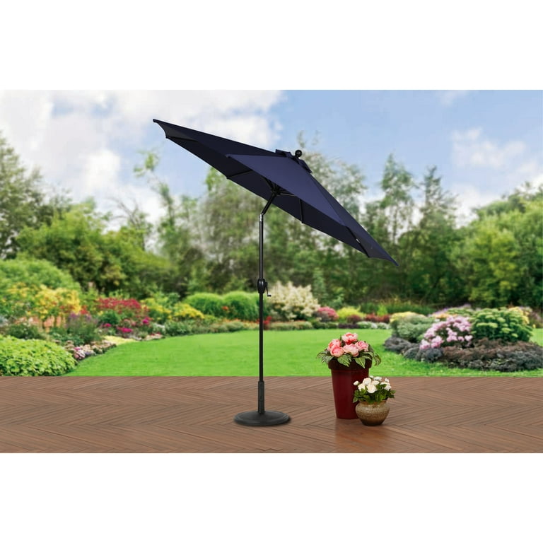 black patio umbrella at walmart Better Homes & Gardens 9' Black Premium Patio Umbrella