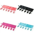 thumbnail image 6 of Ludlz Clip and Drip Hanger Clothes Hanger Drying Rack Portable Clothes Clip Rack Multifunction Bathroom Travel Foldable Hanging Towel Clips, 6 of 7