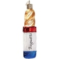thumbnail image 2 of Old World Christmas French Baguette Bread Glass Ornament 32312 Food New, 2 of 5