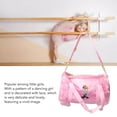thumbnail image 5 of YAHHU Dance Bag for Girls Lace Sleepover Duffel Bag Kids Travel Storage Bag with Shoulder Strap for Ballet Latin Class Pink 12.2 inches / 31 cm, 5 of 9