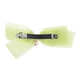 thumbnail image 3 of Unique Bargains 1 Pc Hair Barrettes Fashion Bow with Pearls Hair Clip Green, 3 of 5