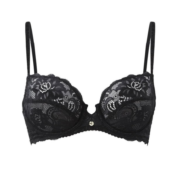 Pretty Polly Essentials Lola Lace Push Up Plunge Bra PDL005