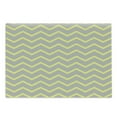 thumbnail image 1 of Grey and Yellow Cutting Board, Modern Geometrical Triangles Zig Zags Wavy Modern Image Print, Decorative Tempered Glass Cutting and Serving Board, Large Size, Pale Grey and Mustard, by Ambesonne, 1 of 1