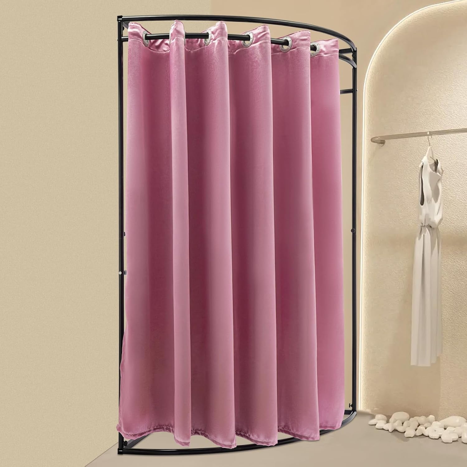 Fitting Room Clothing Store Fitting Room,Portable Dressing Room,Simple Clothing Store Partition Room Dividers for Indoor Outdoor House Shopping Mall